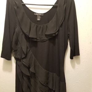 White House Black Market L Black Dress